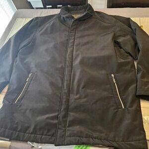 Rainforest Membrane Jacket Mens XXL Black System Full Zip Waterproof Windproof